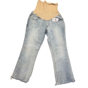 NWT Luxe Essentials Denim Maternity Jeans /Size 28